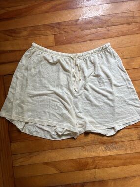 Boheme Lightweight Cream Lounge Shorts